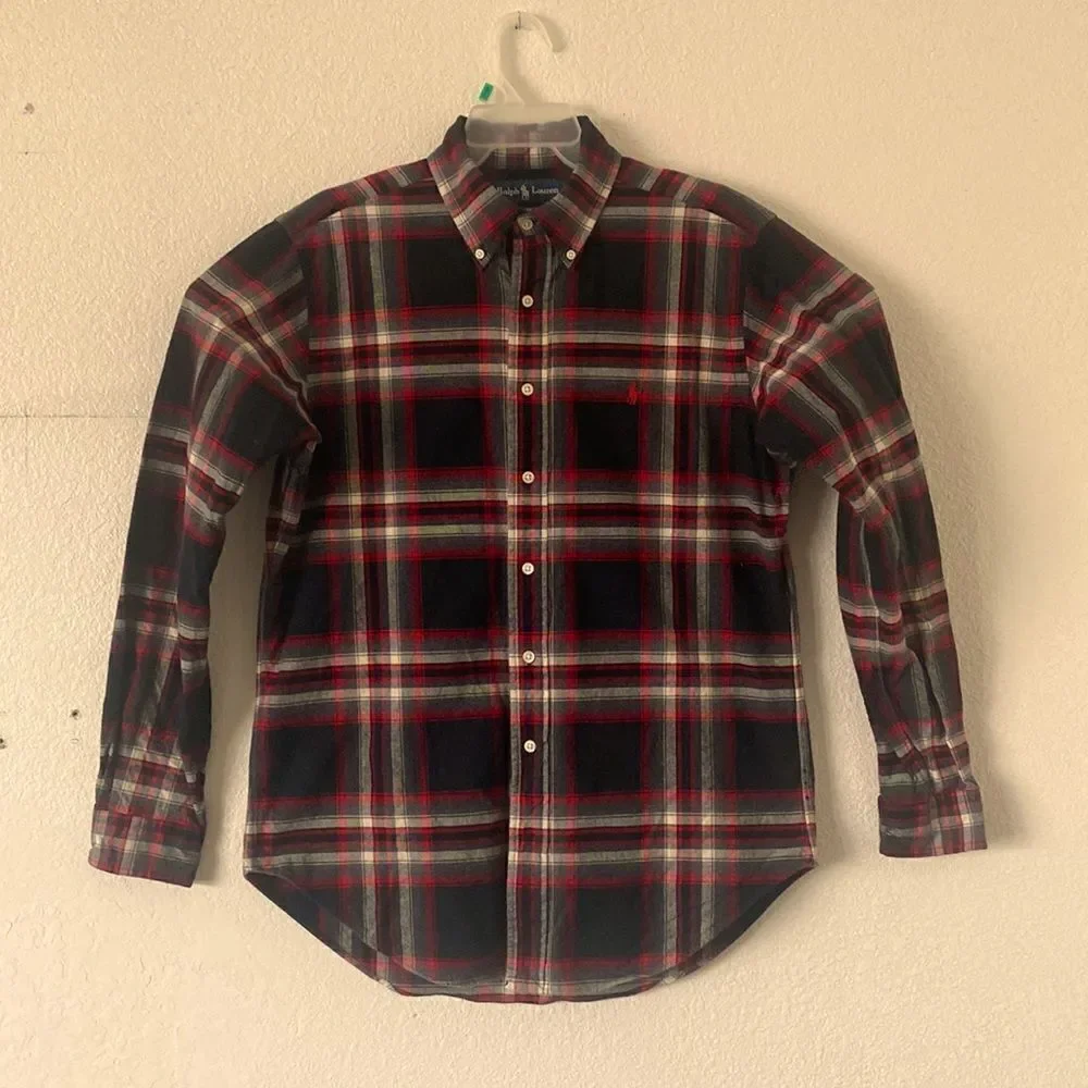 POLO by Ralph Lauren Men’s Plaid Button Down Shirt Size M
